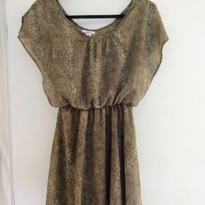 Bar III Animal Print Dress XS